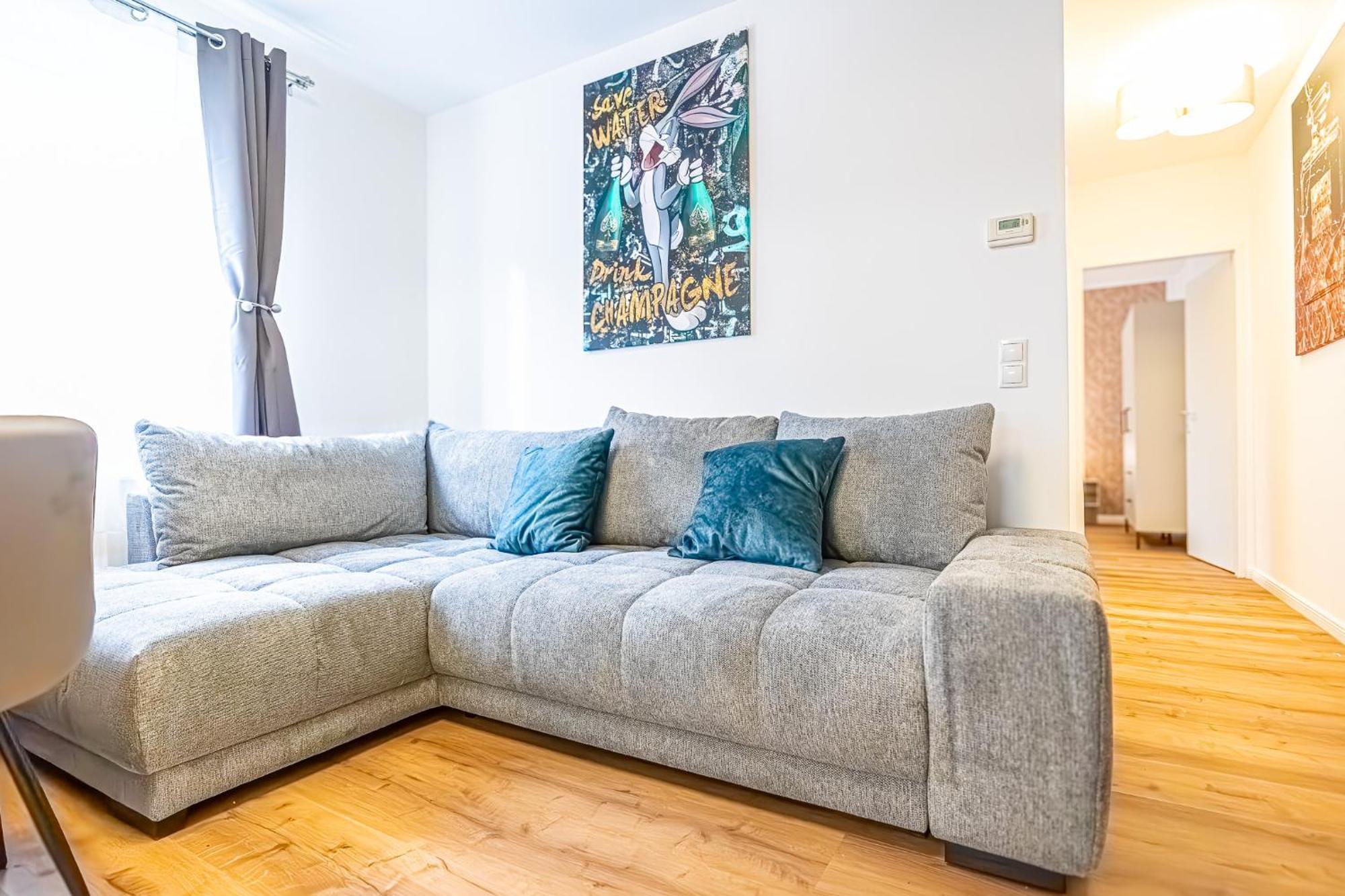 Charming 1Br And 1Lr Apt Modern Design Donaustadt Viena Exterior foto